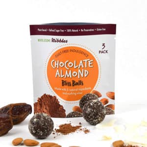 chocolate almond bliss balls vegan snack