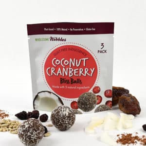 Coconut Cranberry Bliss Balls
